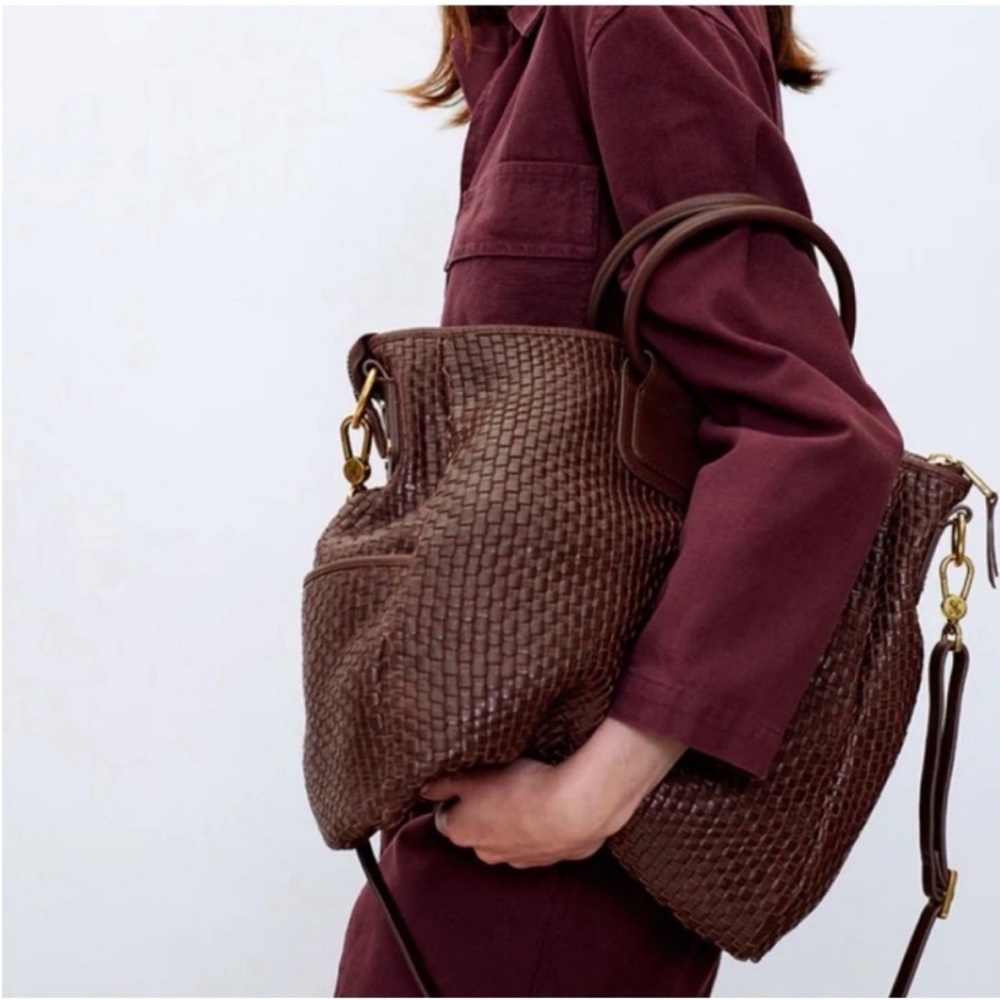 Hobo Sheila Large (Pecan Weave Wave) 💖